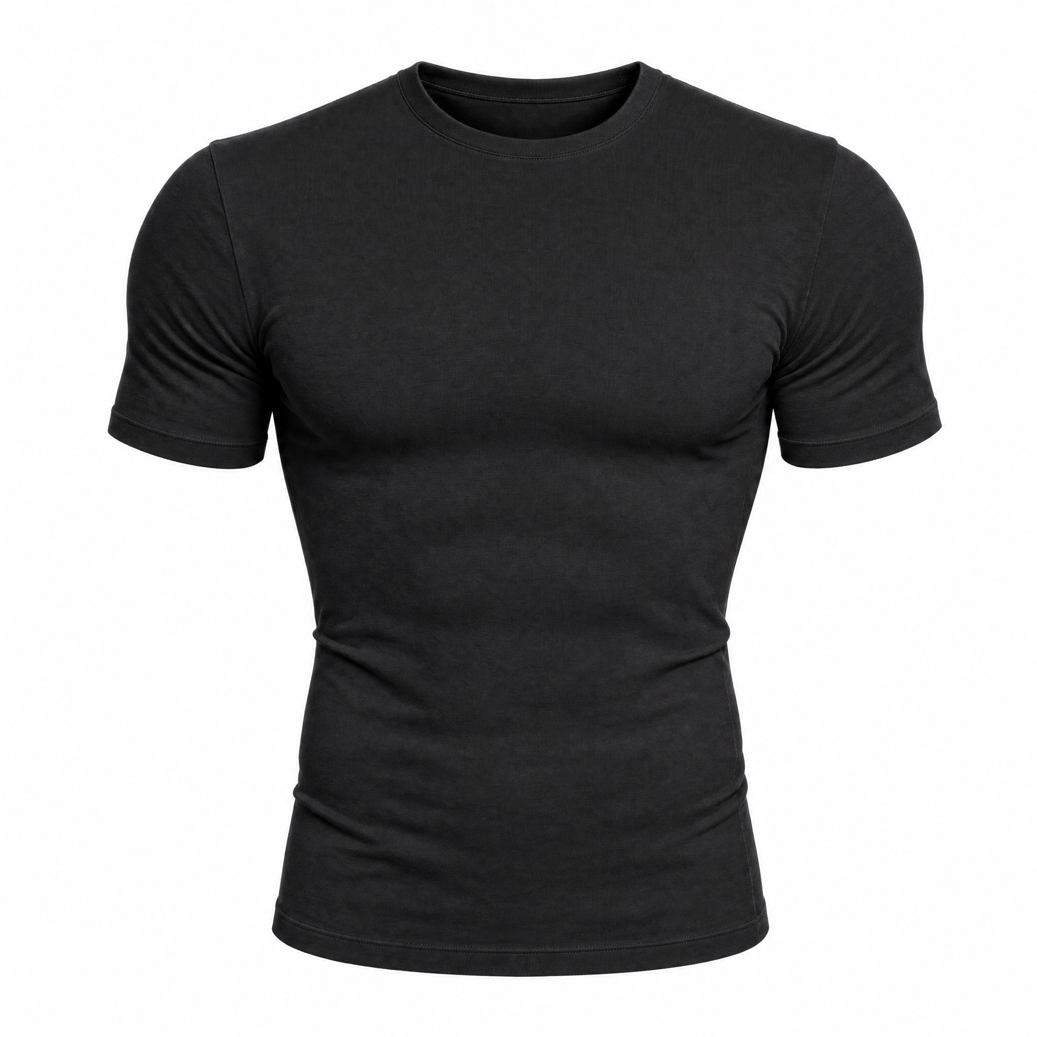 CAMISETA SCULPTED FIT PREMIUM BLACK